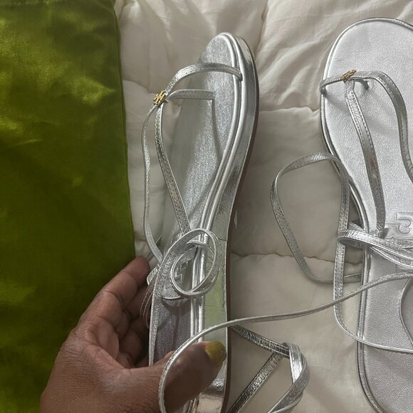 Tory Burch ankle wrap sandals - Picture 1 of 9